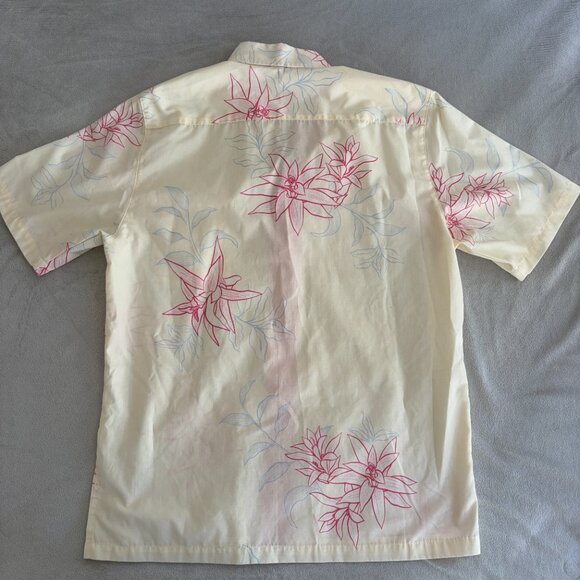Mango floral pink and off-white button down - Picture 5 of 5
